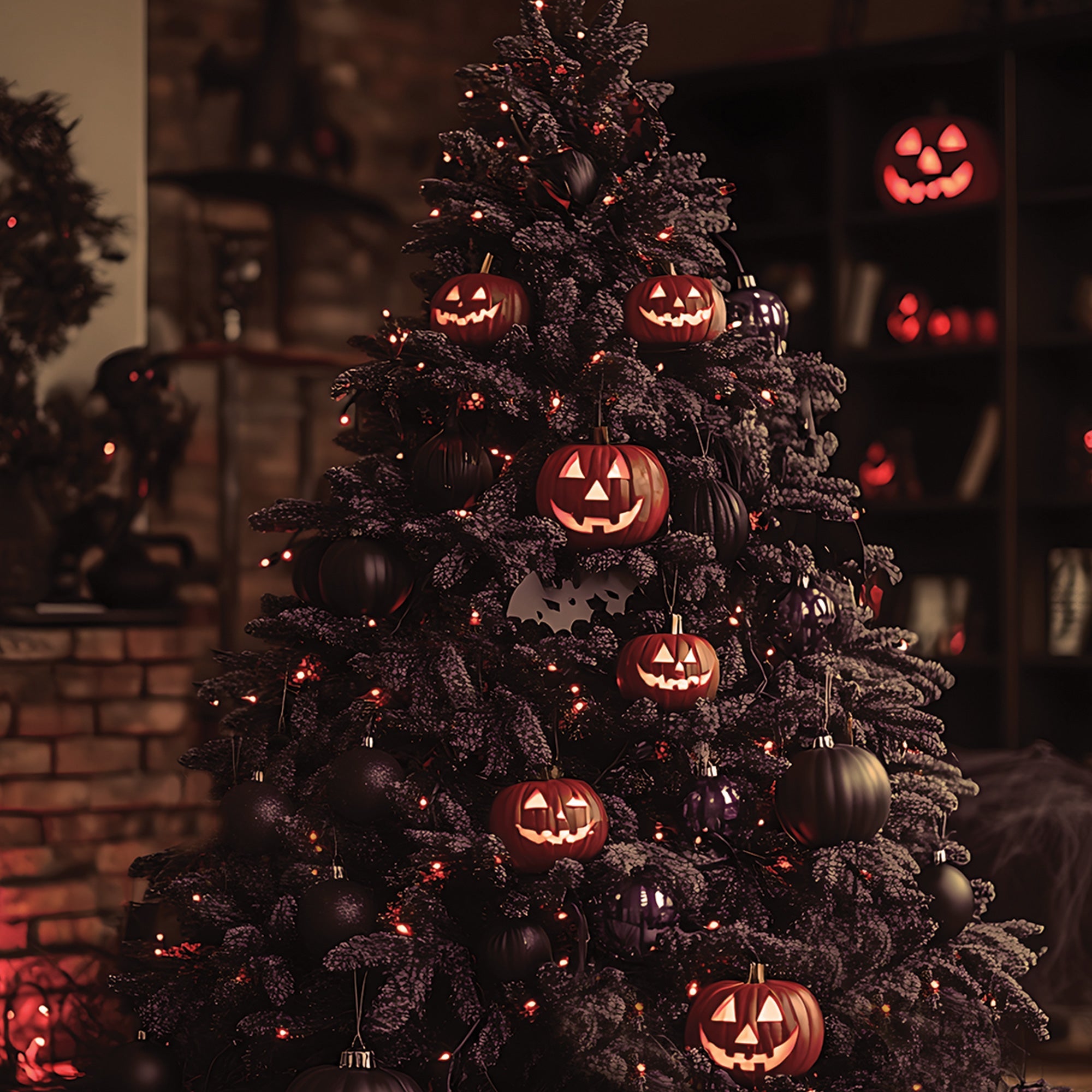 Black Halloween Trees