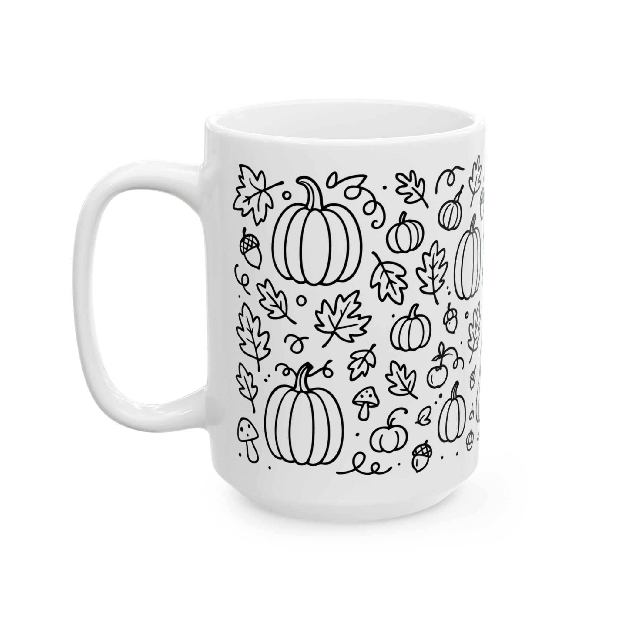 Celebrate Autumn with All the Fall Things Ceramic Mug