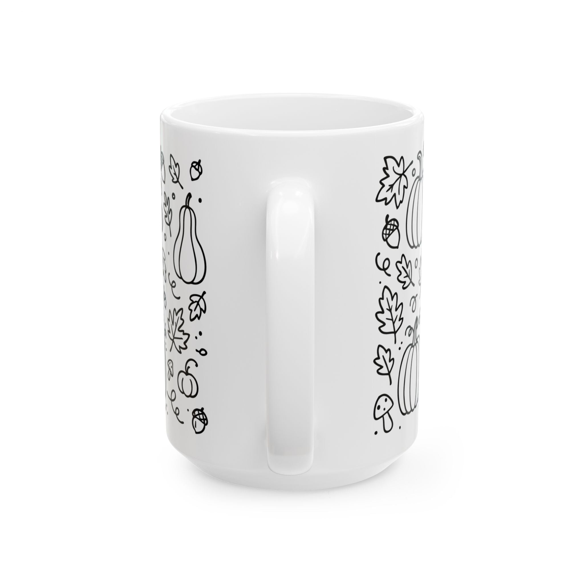 Celebrate Autumn with All the Fall Things Ceramic Mug