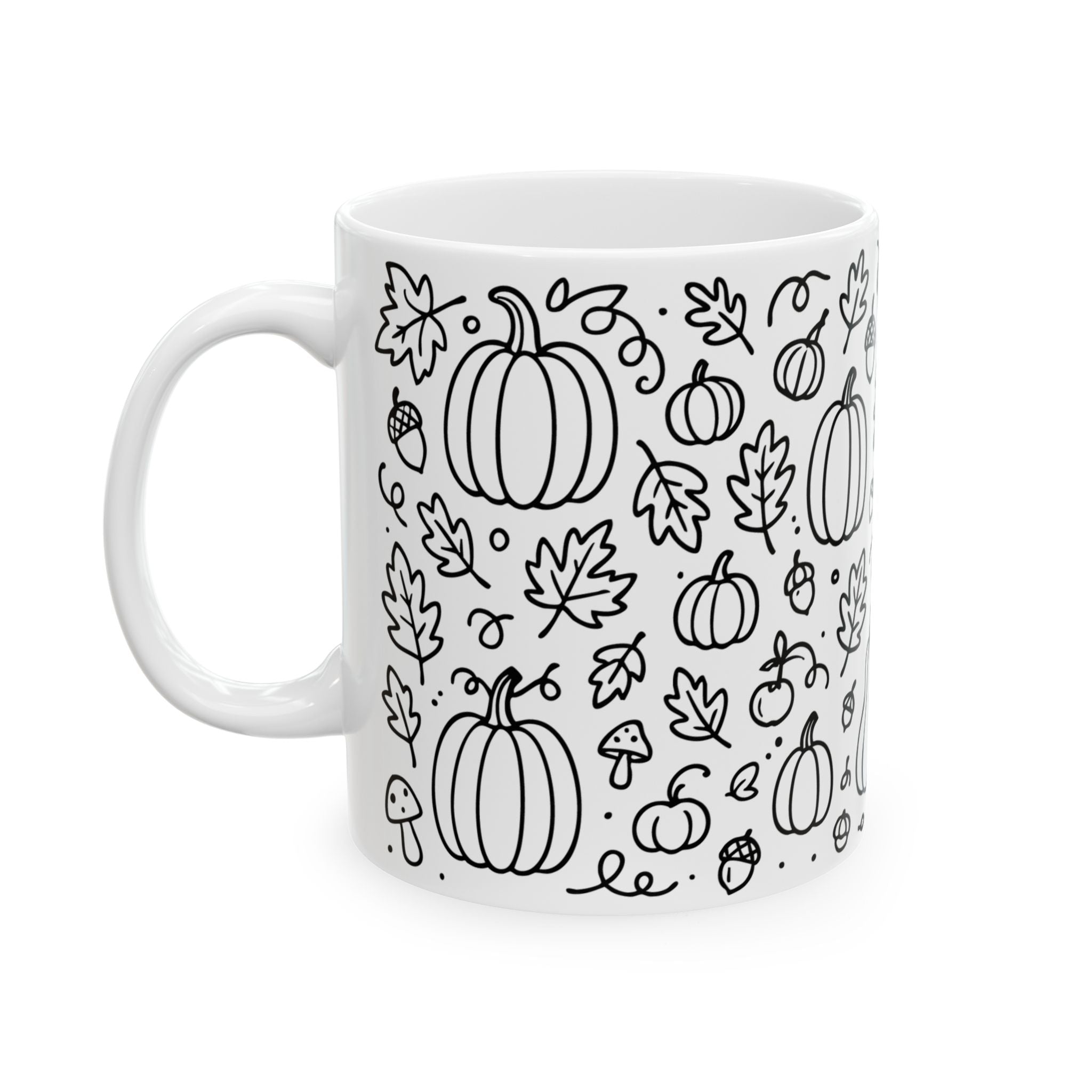 Celebrate Autumn with All the Fall Things Ceramic Mug