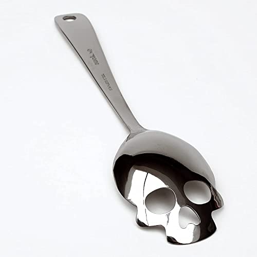 skull-shaped serving spoon Halloween decor