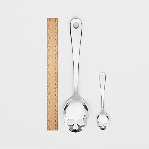 skull-shaped serving spoon Halloween kitchen accessory