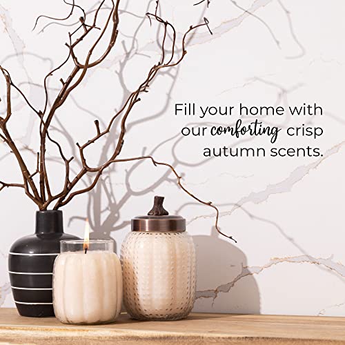 pumpkin jar autumn scented candle