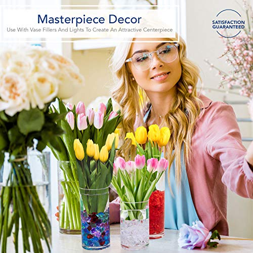 Glass Vase Set for Centerpiece Decor