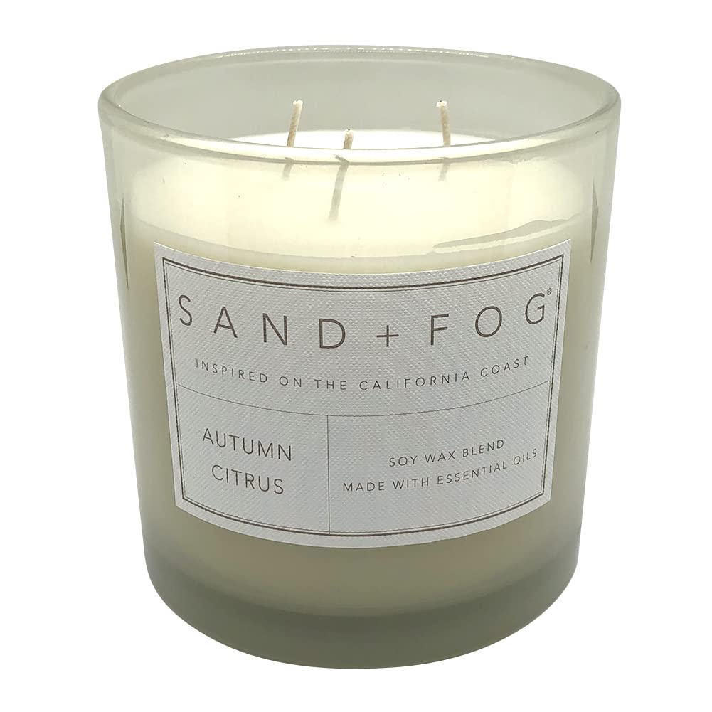 Autumn citrus fall candle