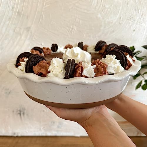 9 Inch Ceramic Pie Dish for Baking