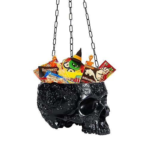 Hanging skull candy dish