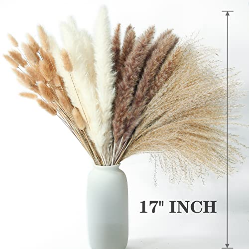 17 inch pampas grass decor