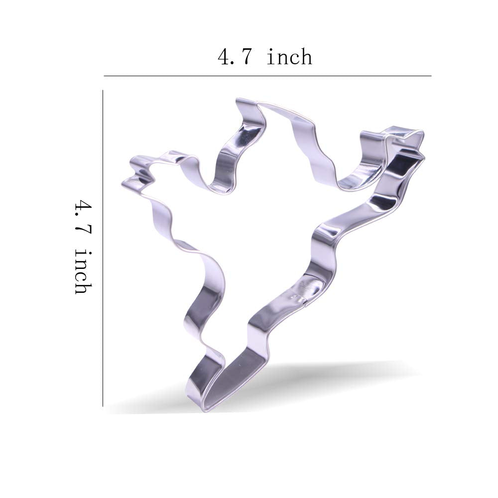 Halloween Ghost Cookie Cutter Size