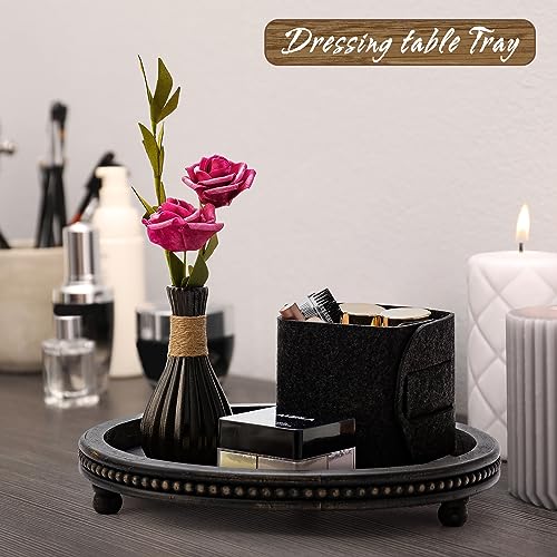 black wooden tray for decoration
