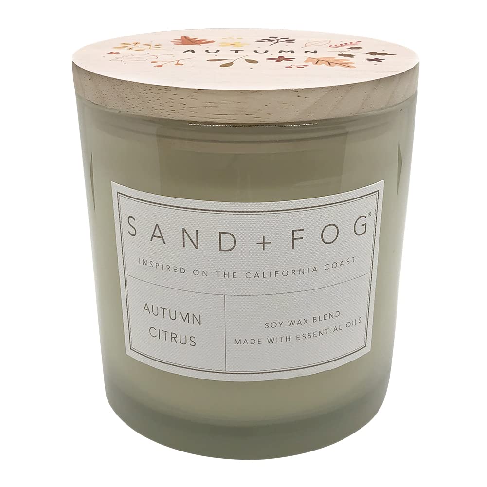 Sand + Fog Scented Candle – Autumn Citrus