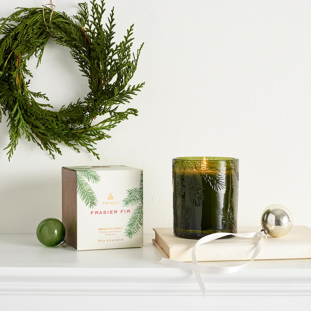 Christmas tree scent candle - holiday candle