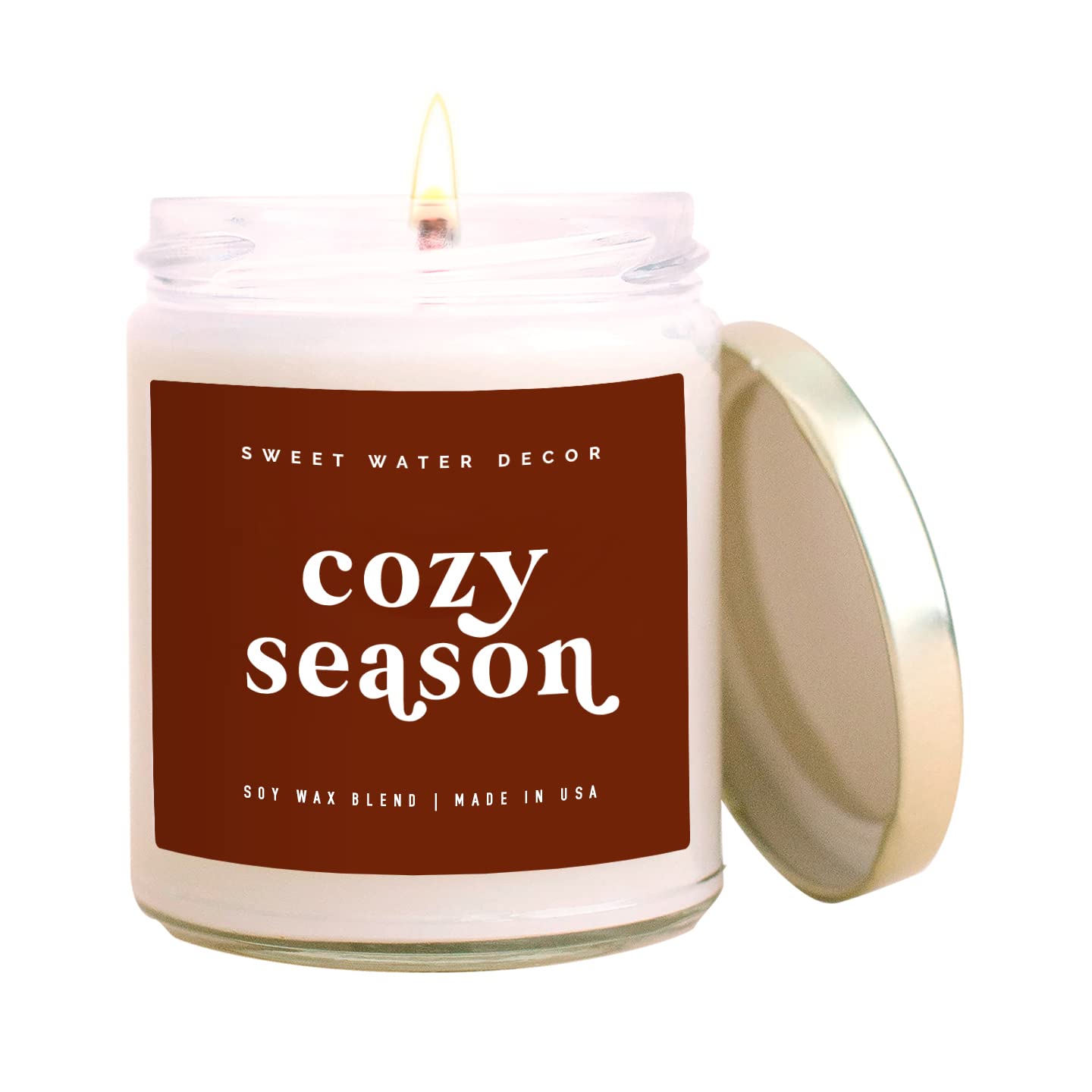 Cozy season fall soy wax candle