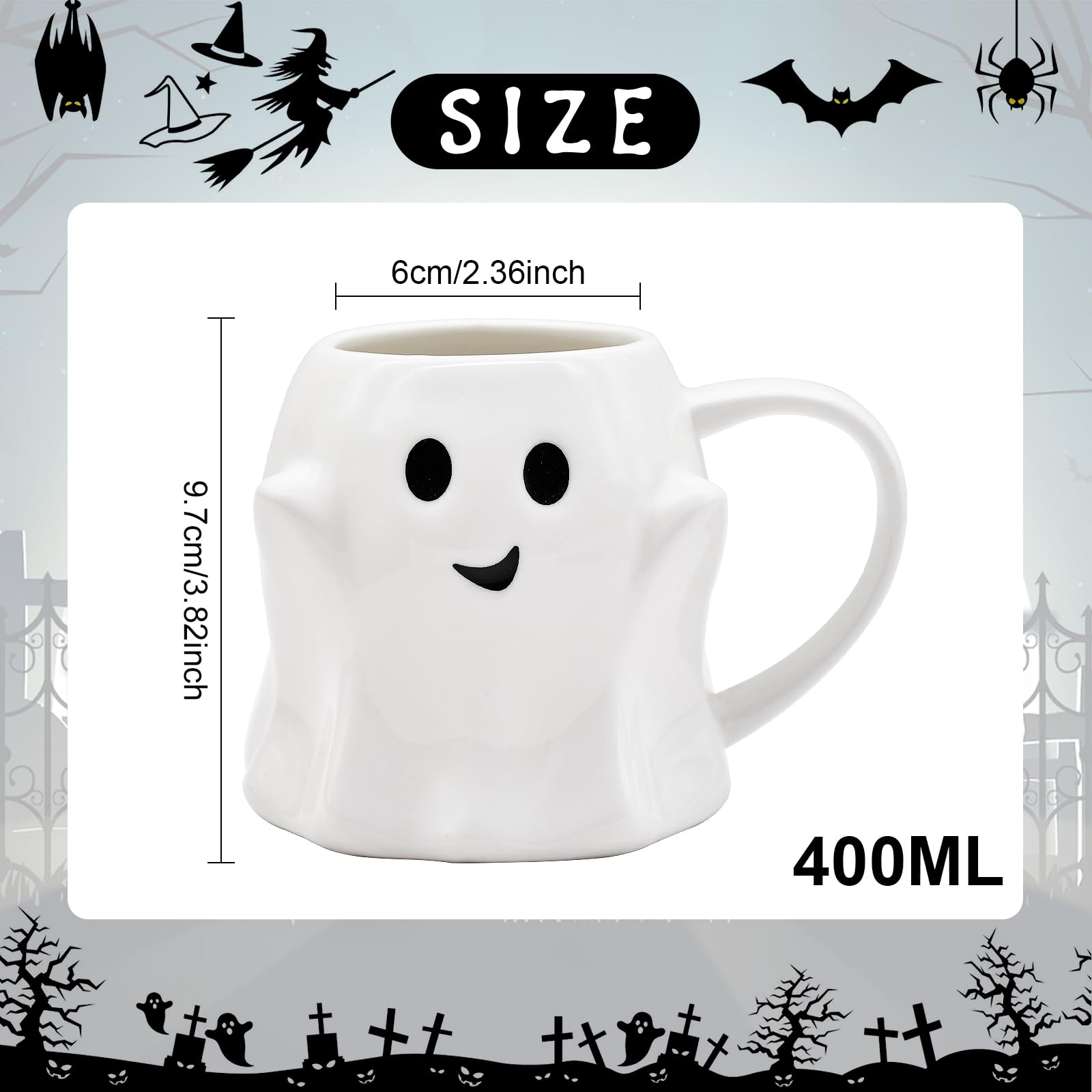 400 ml ghost mug
