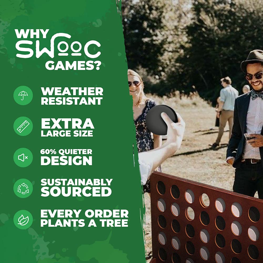 Giant four in a row game features