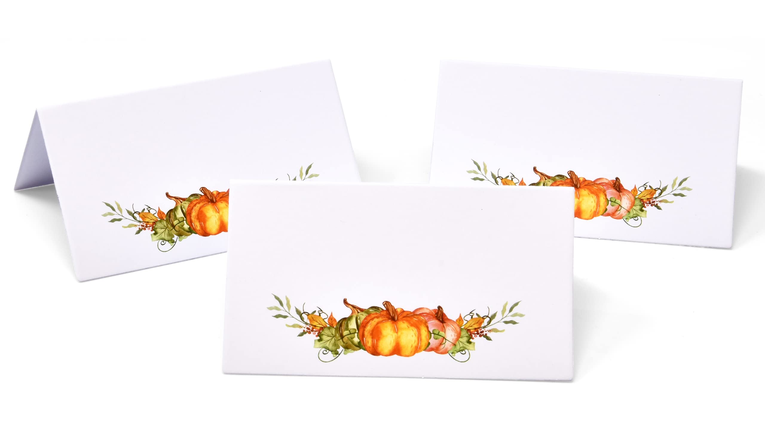 fall pumpkin place card set