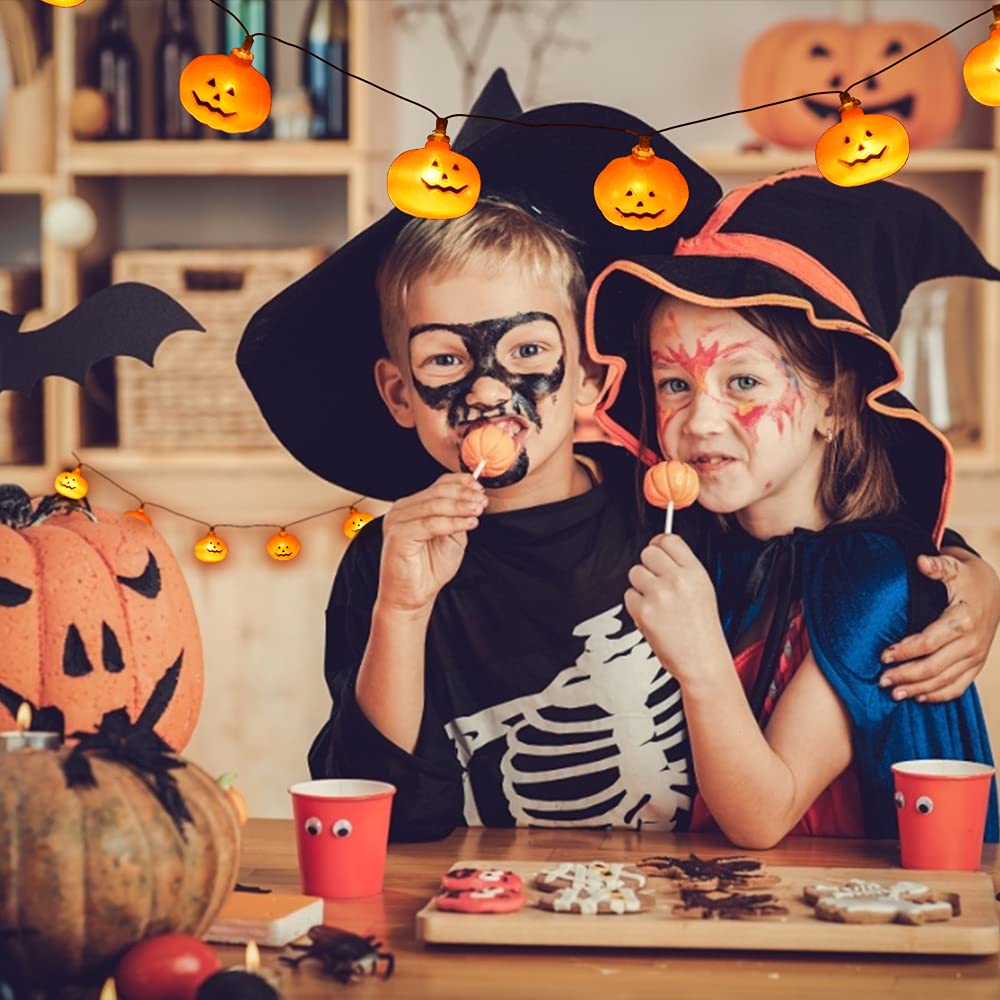 indoor pumpkin led string lights