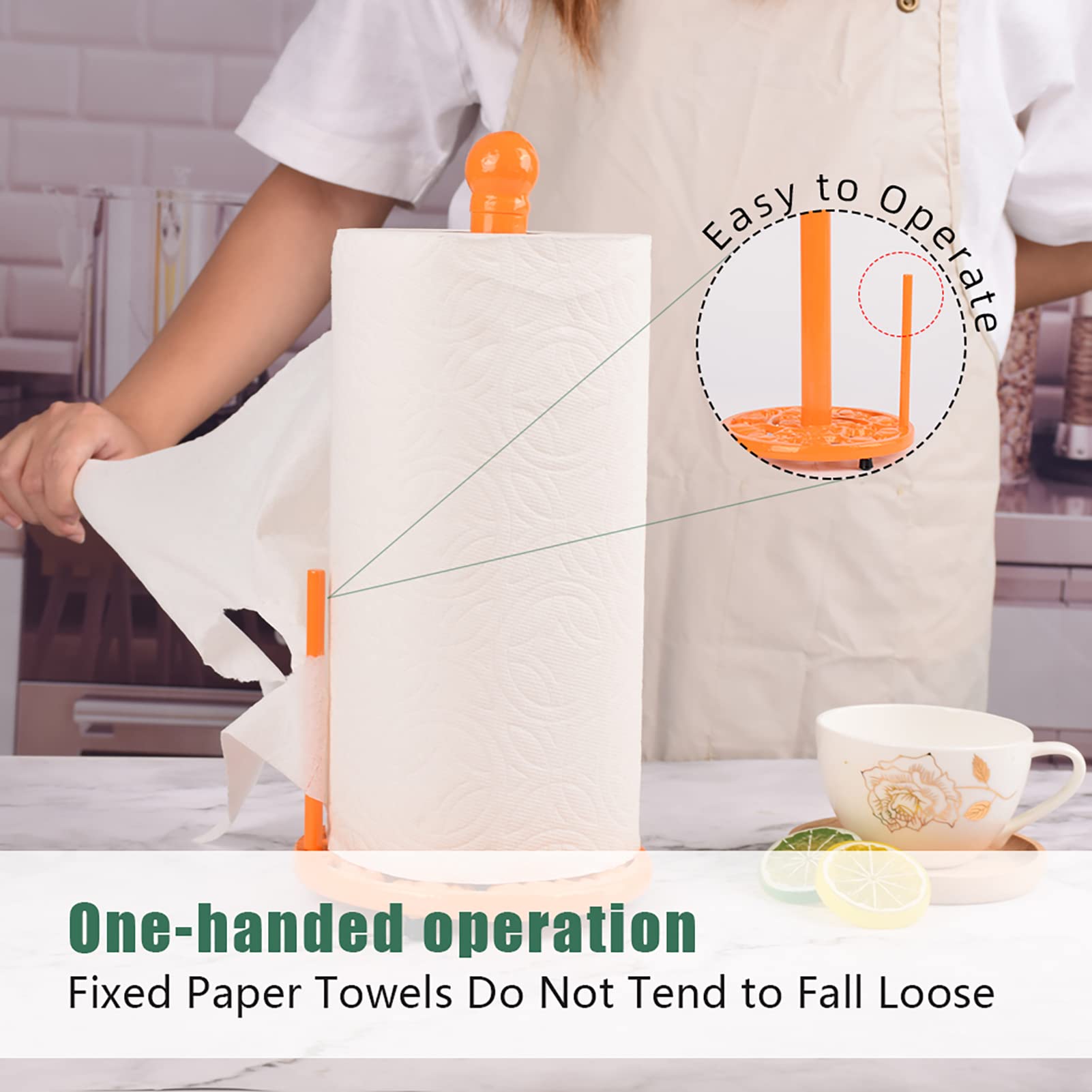 Easy to operate paper towel holder