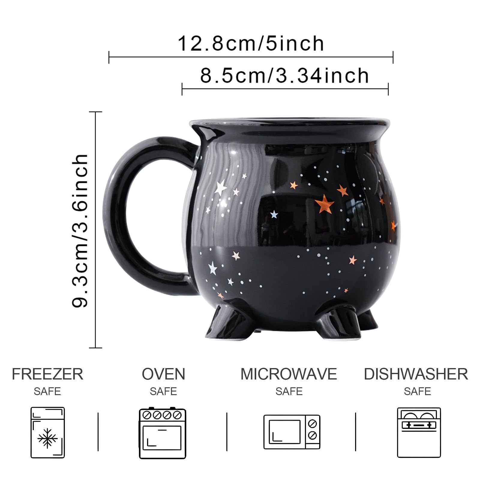 Cauldron coffee mug size