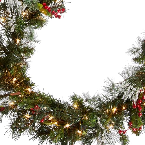 Pre-Lit Artificial Christmas Garland