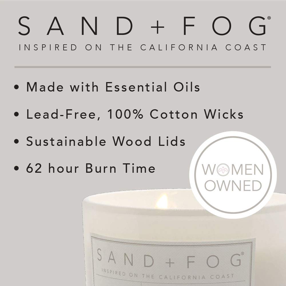 sand + fog candle features