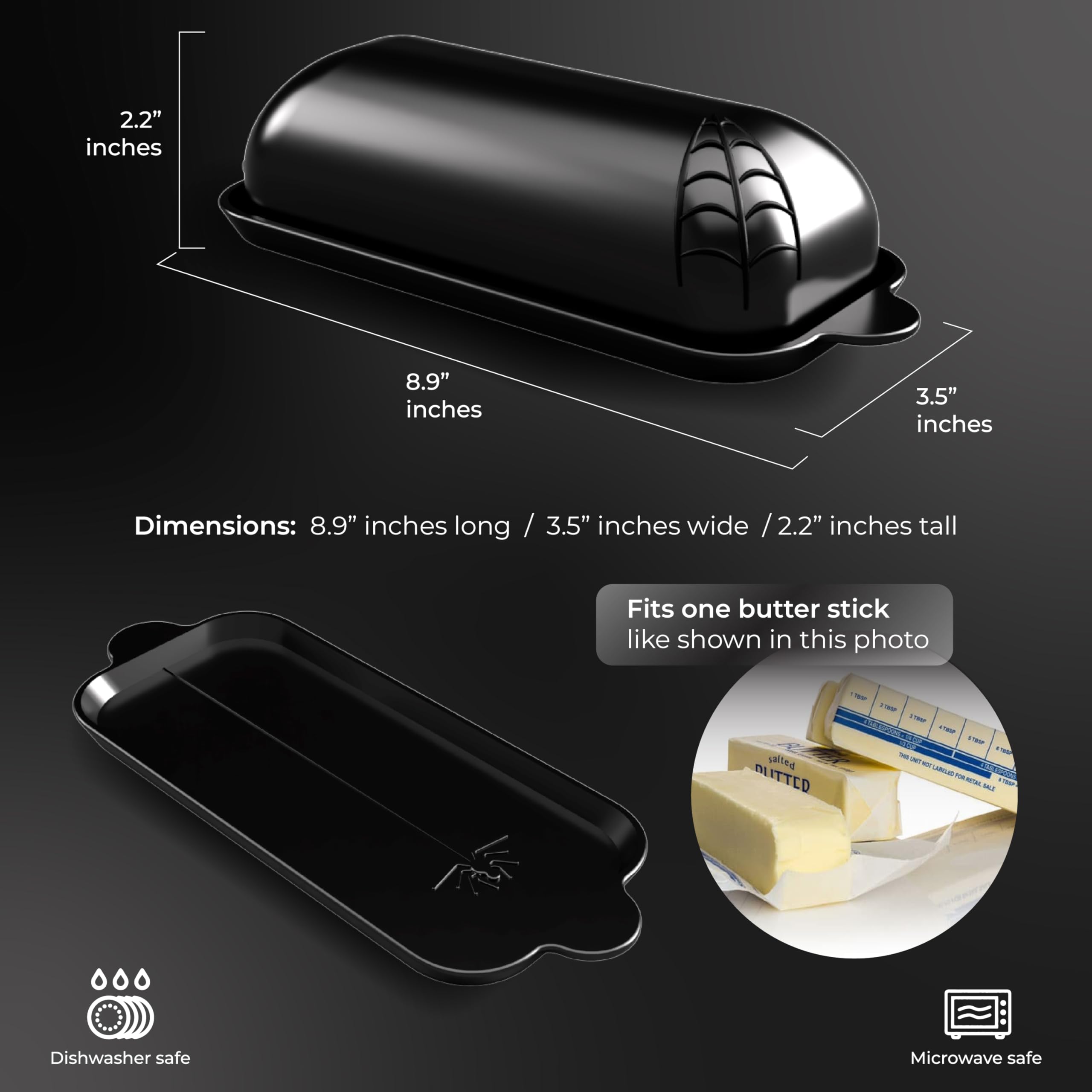 Spiderweb Butter Dish With Lid Sizes