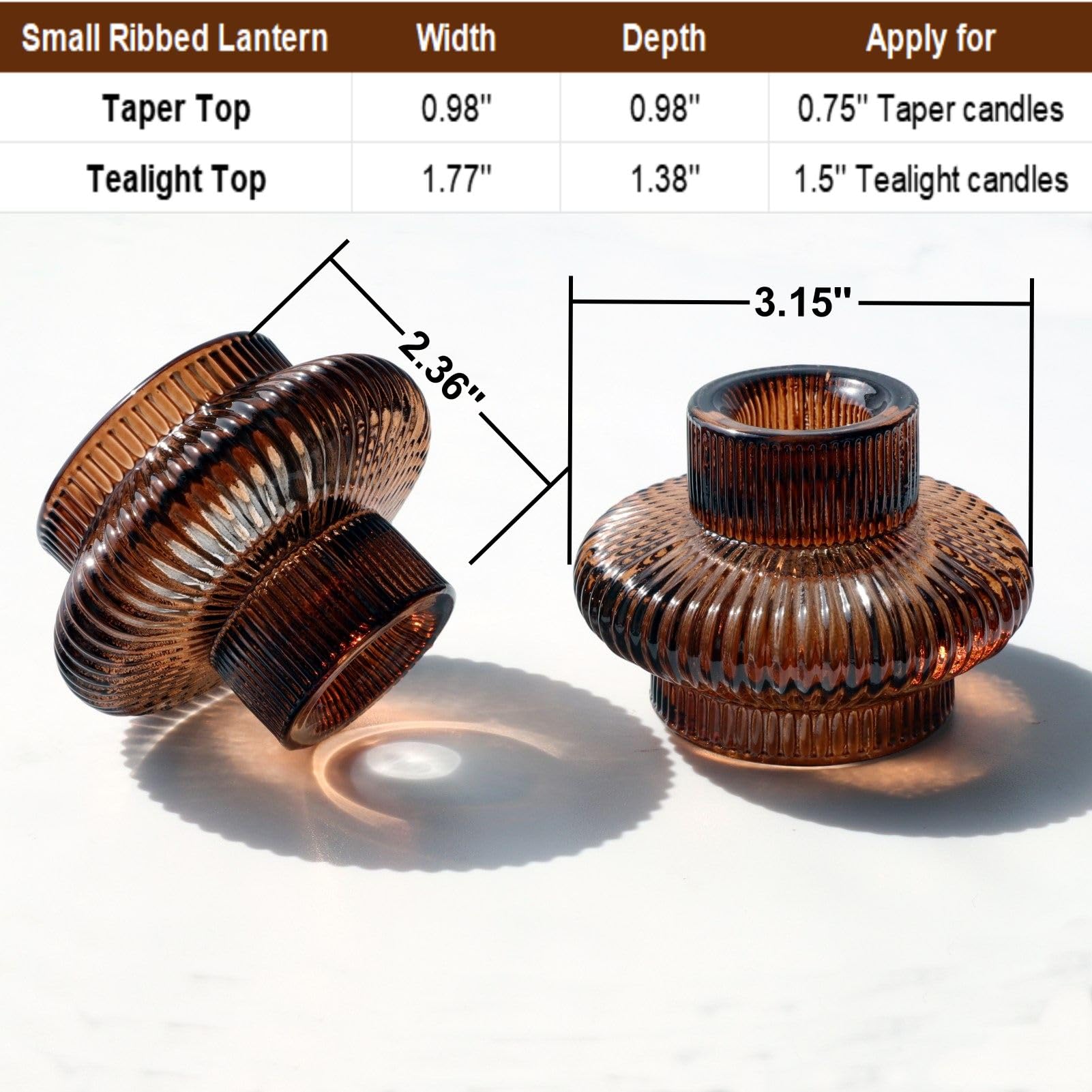 Candle Holder Size
