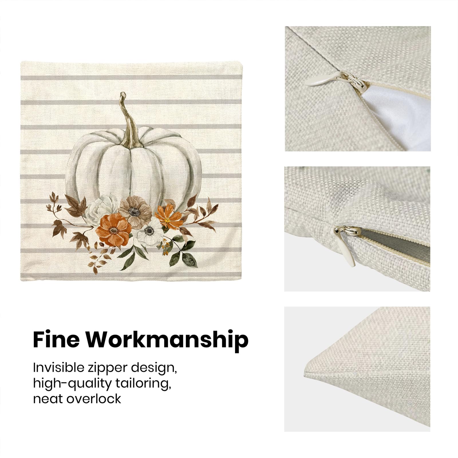 autumn pumpkin pillow covers