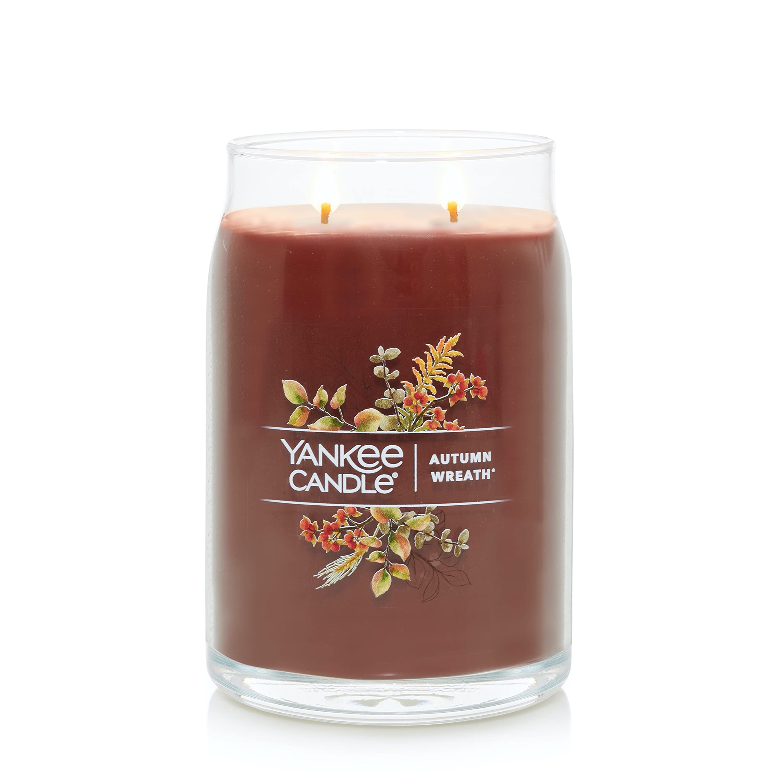 Fall candle autumn wreath scent