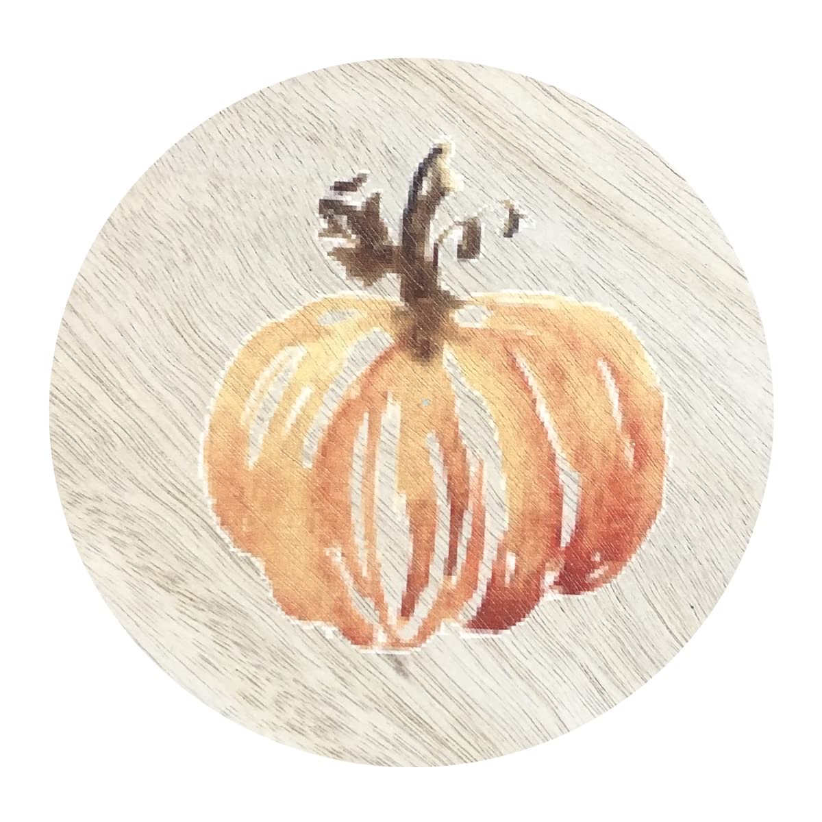 pumpkin design candle lid