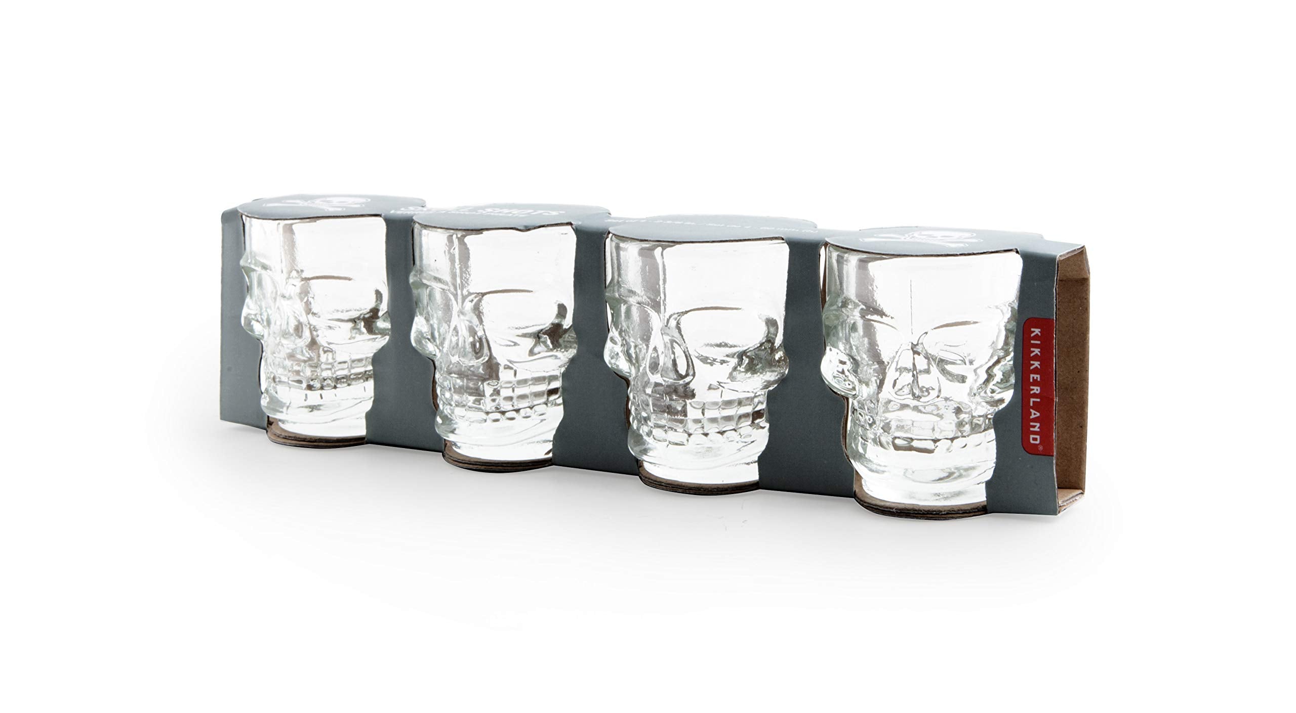 3D Skull Shot Glasses, Set of 4