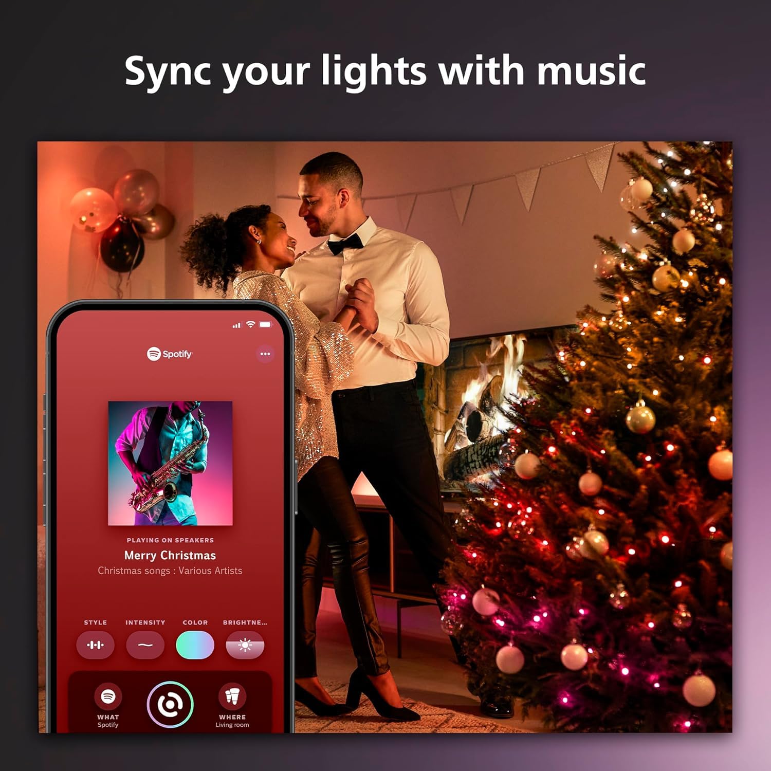 65ft Festavia String Lights - 250 Mini Color Changing Smart LEDs