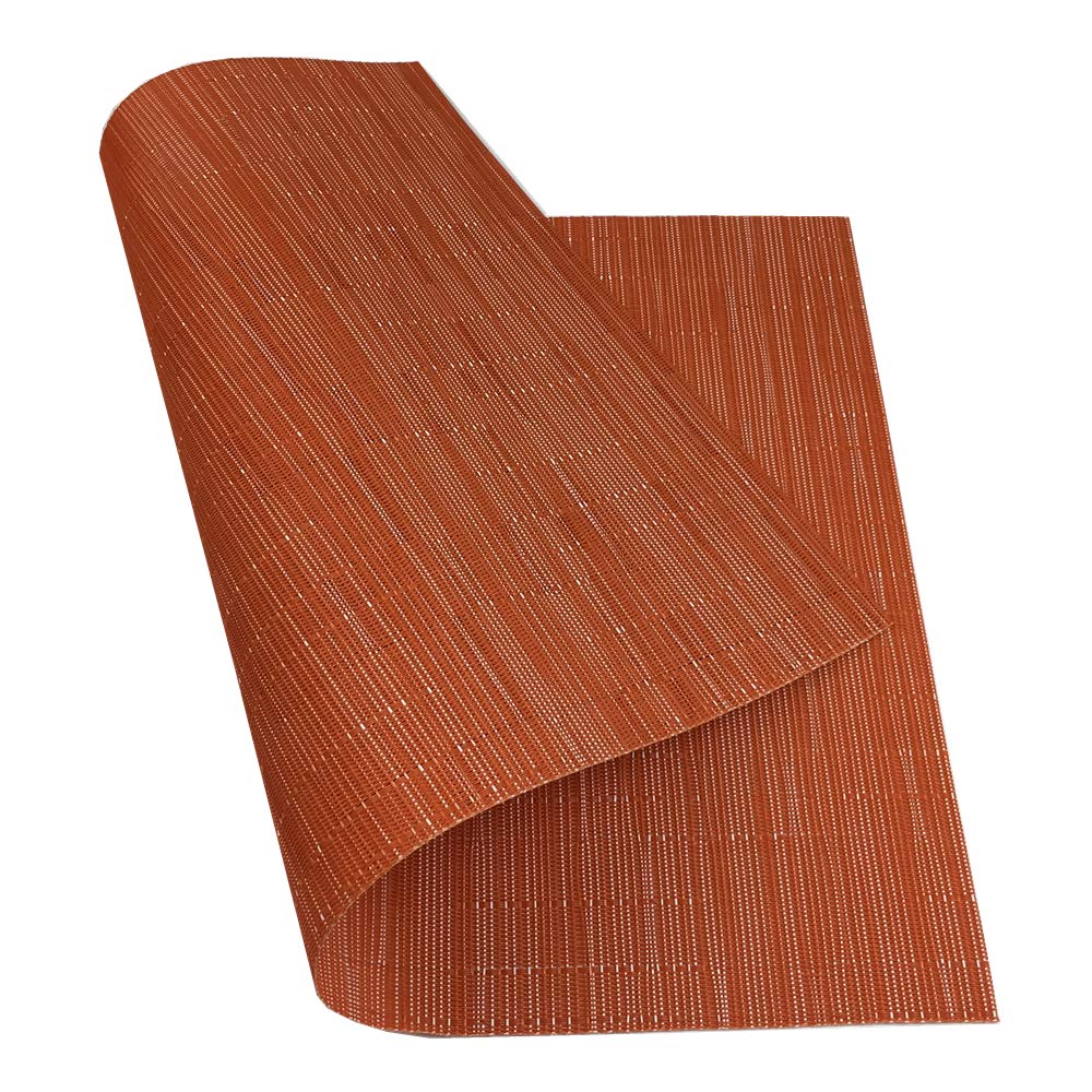 Orange fall placemats