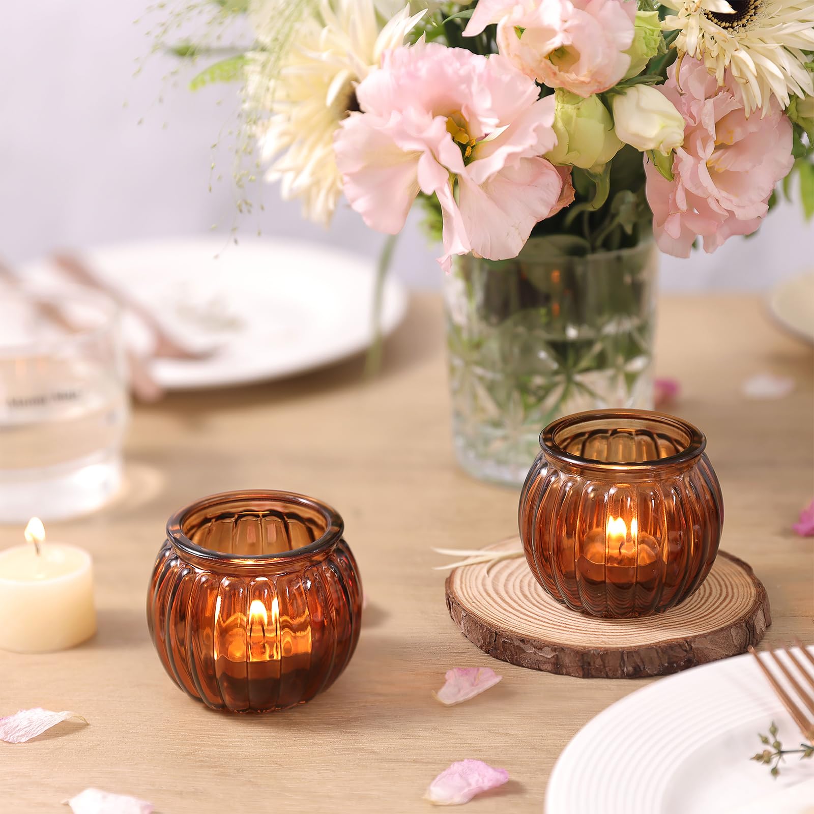 Multi-purpose votive candle holders