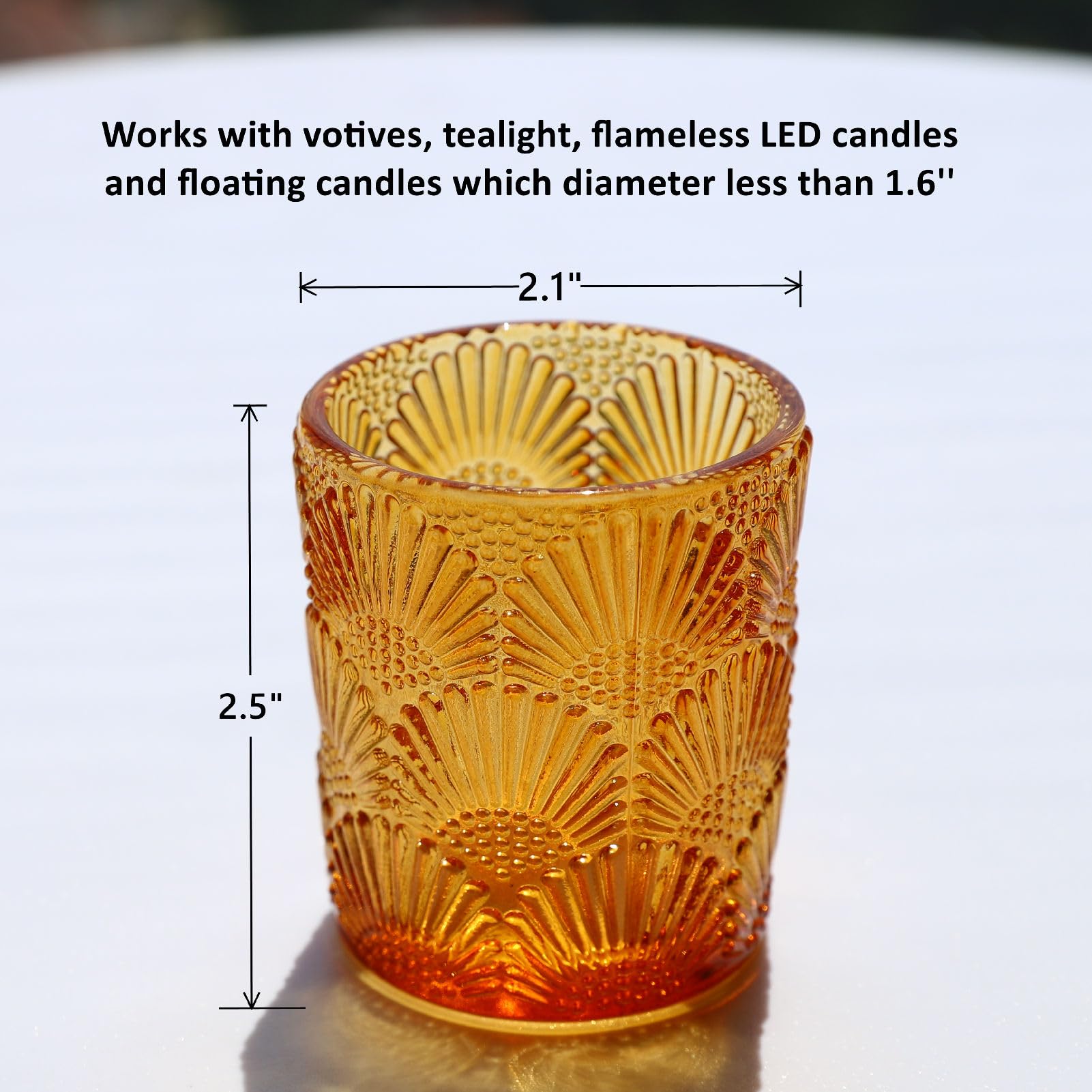 candle holder size
