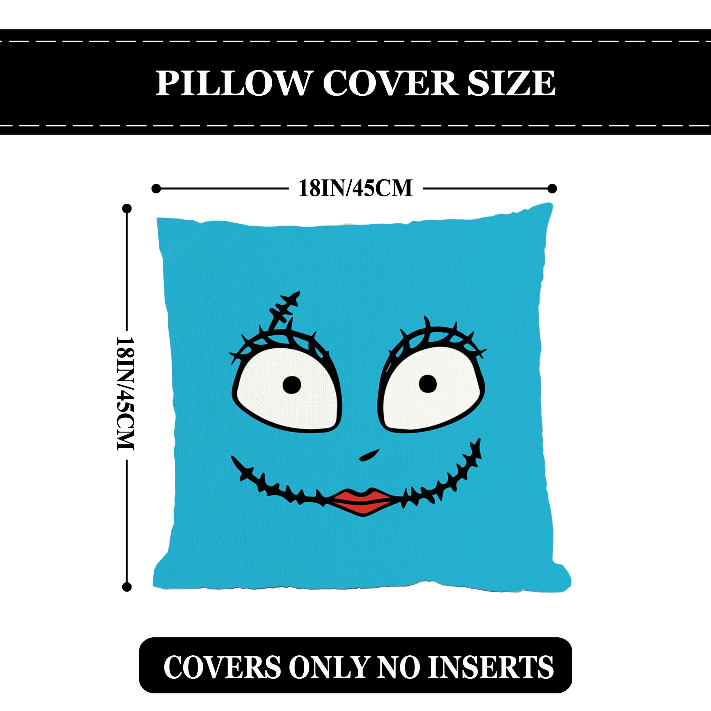 colorful throw pillow cover size