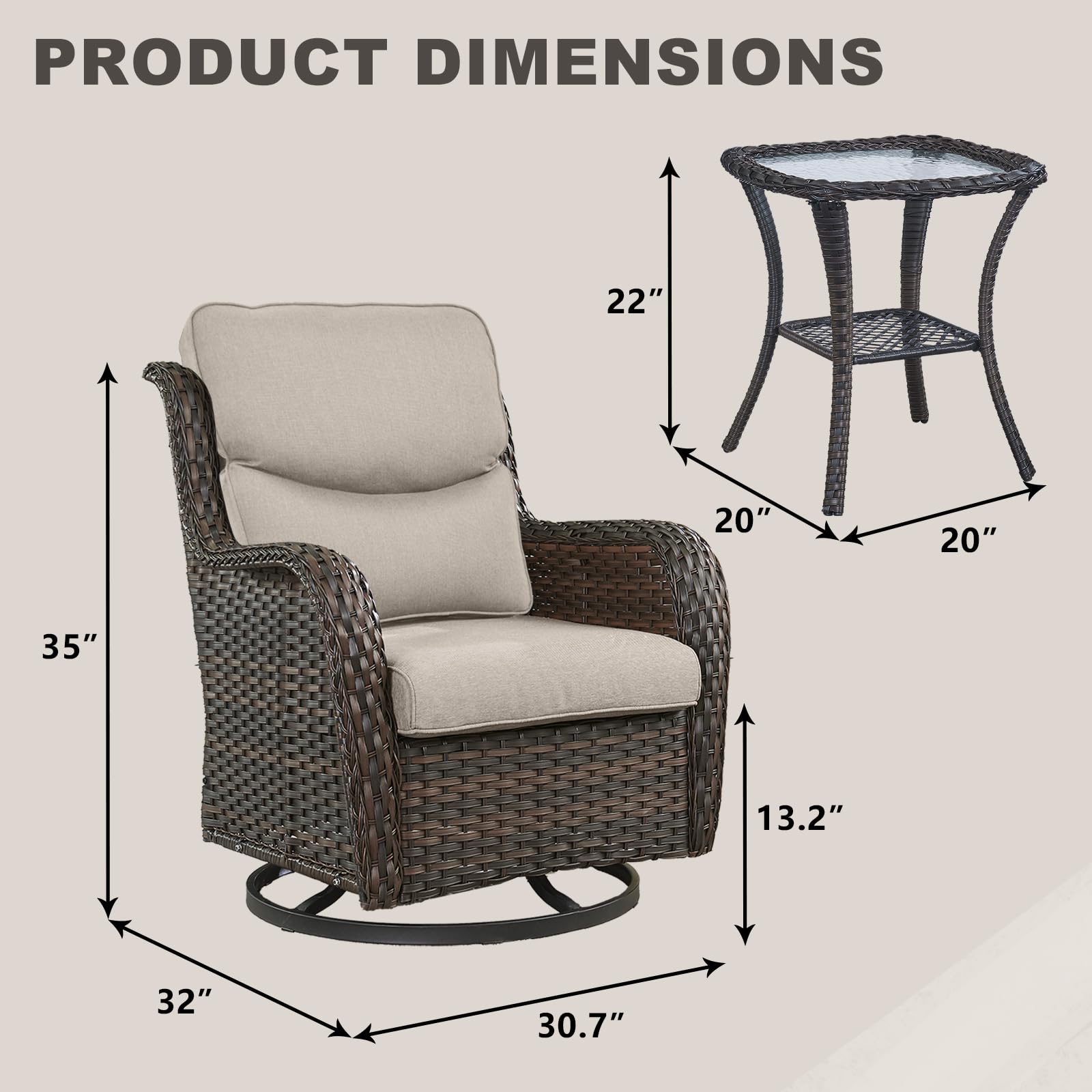 product dimensions