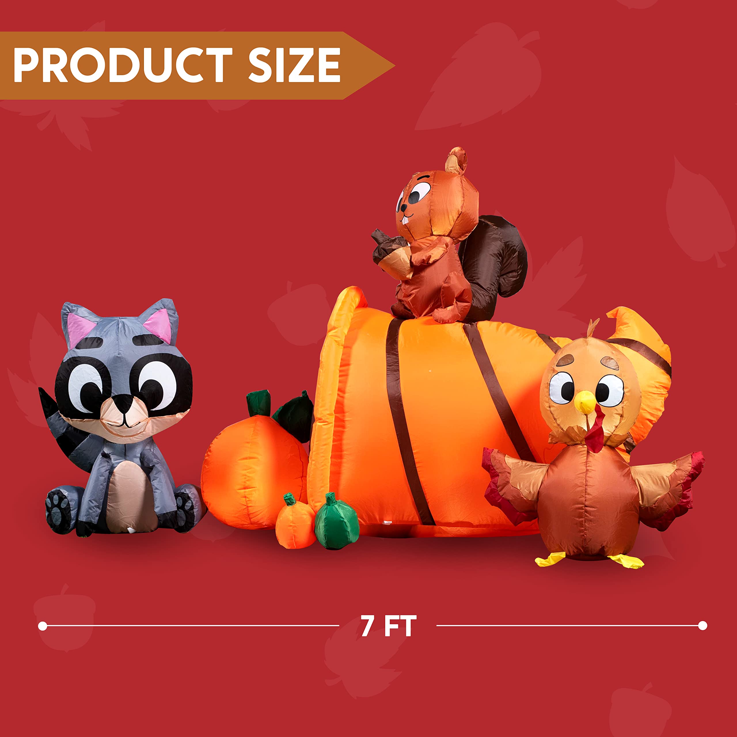inflatable product size