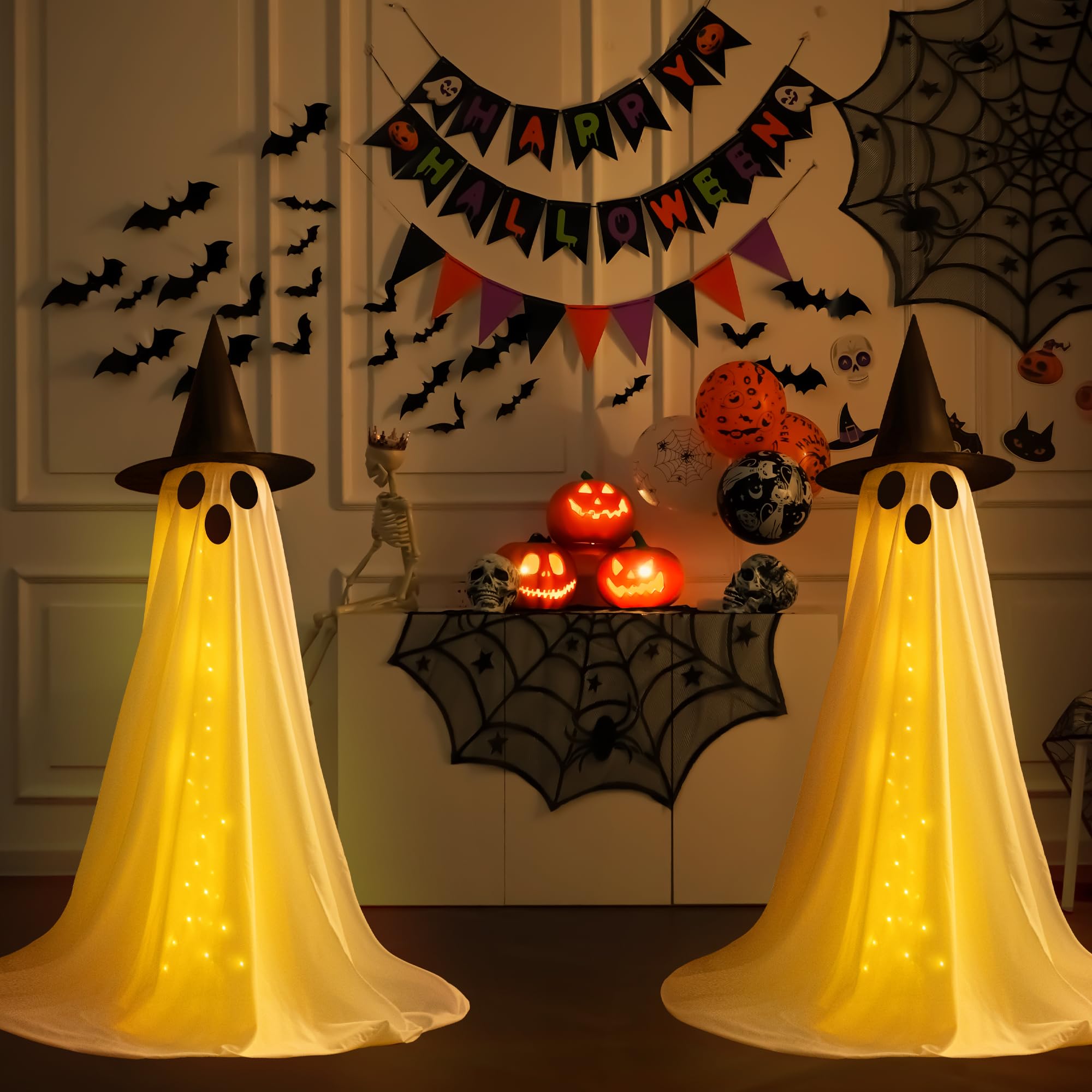 Indoor Halloween decor LED ghosts