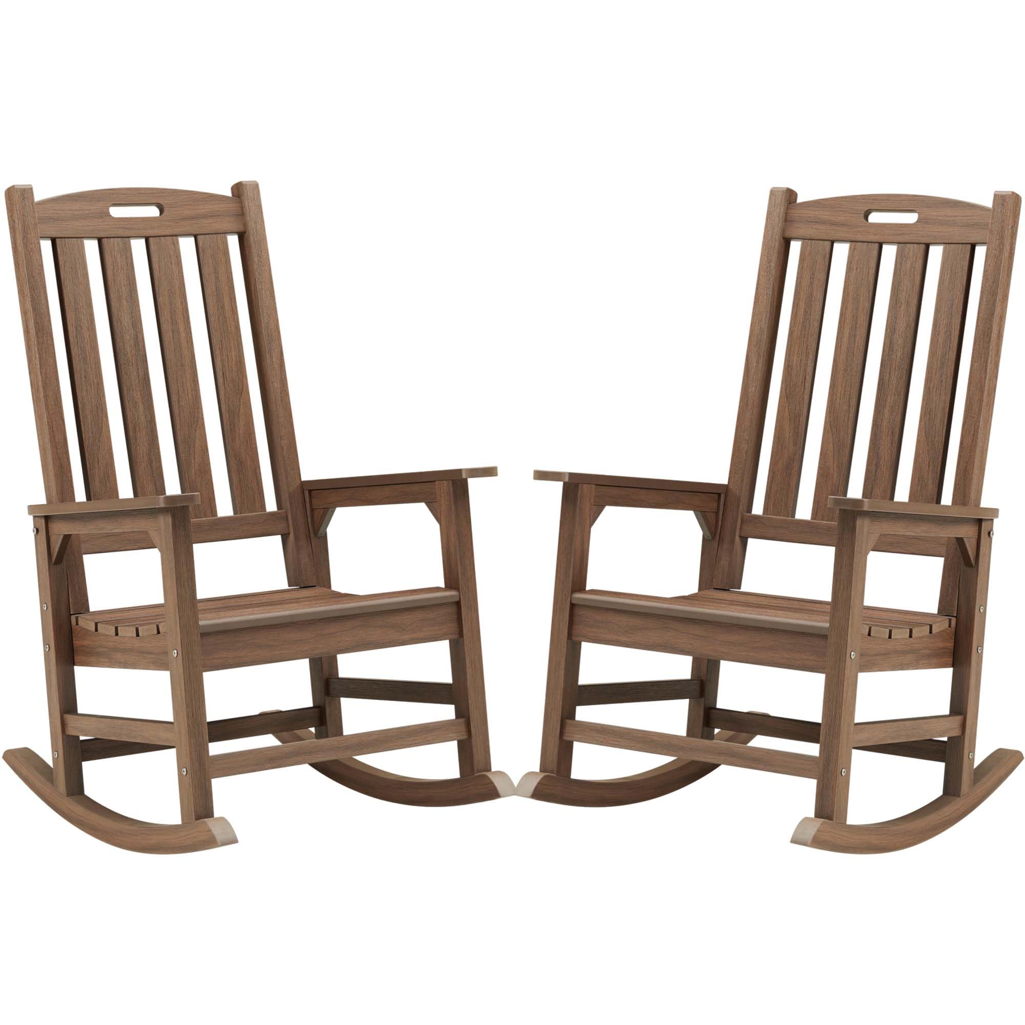 Set of 2 Outdoor Rocking Chairs