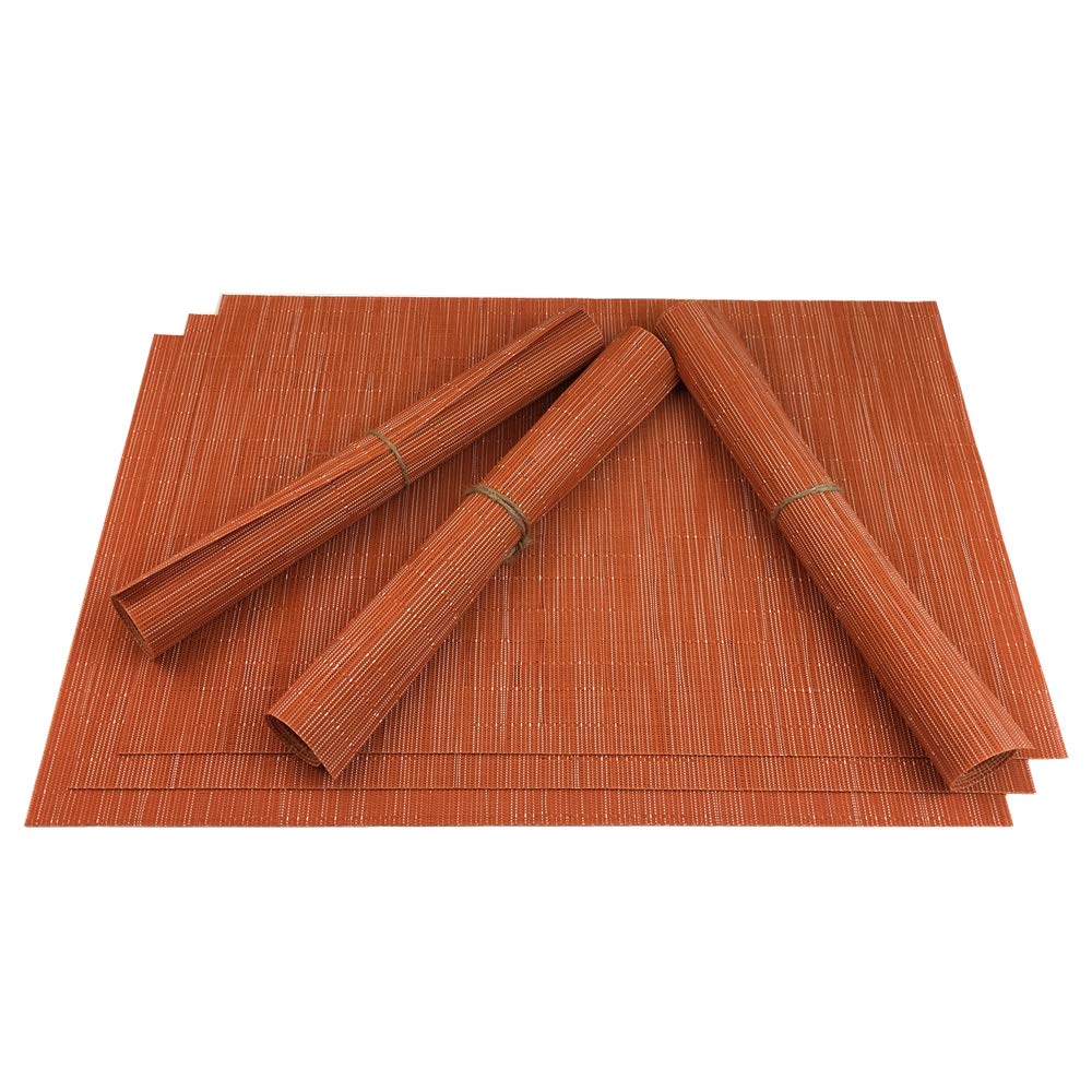 orange fall placemat set