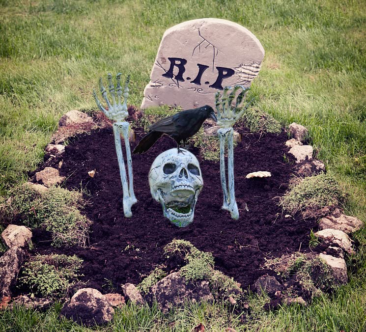 Realistic Skeleton Halloween Decorations for Outdoor Decor