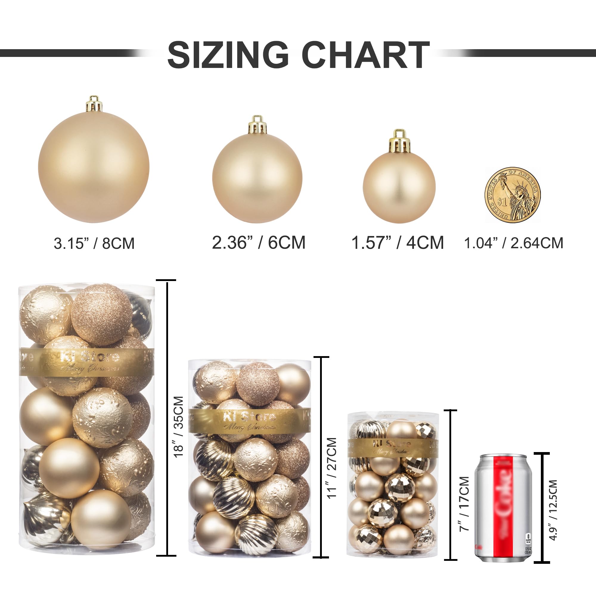 Ornament Sizing Chart