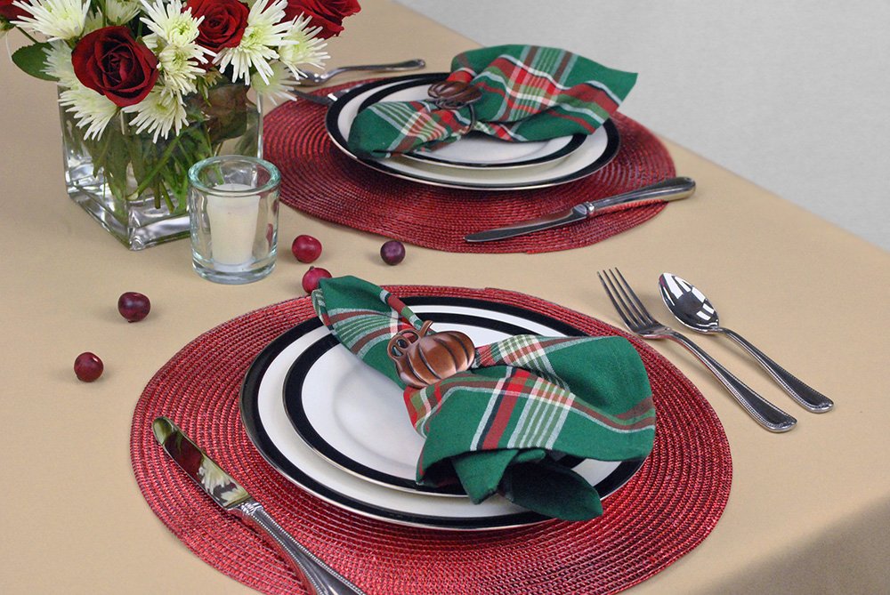 pumpkin napkin holder set