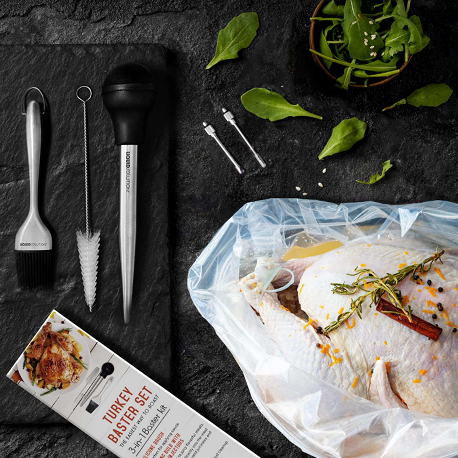 Turkey Baster 5 Piece Set with Turkey