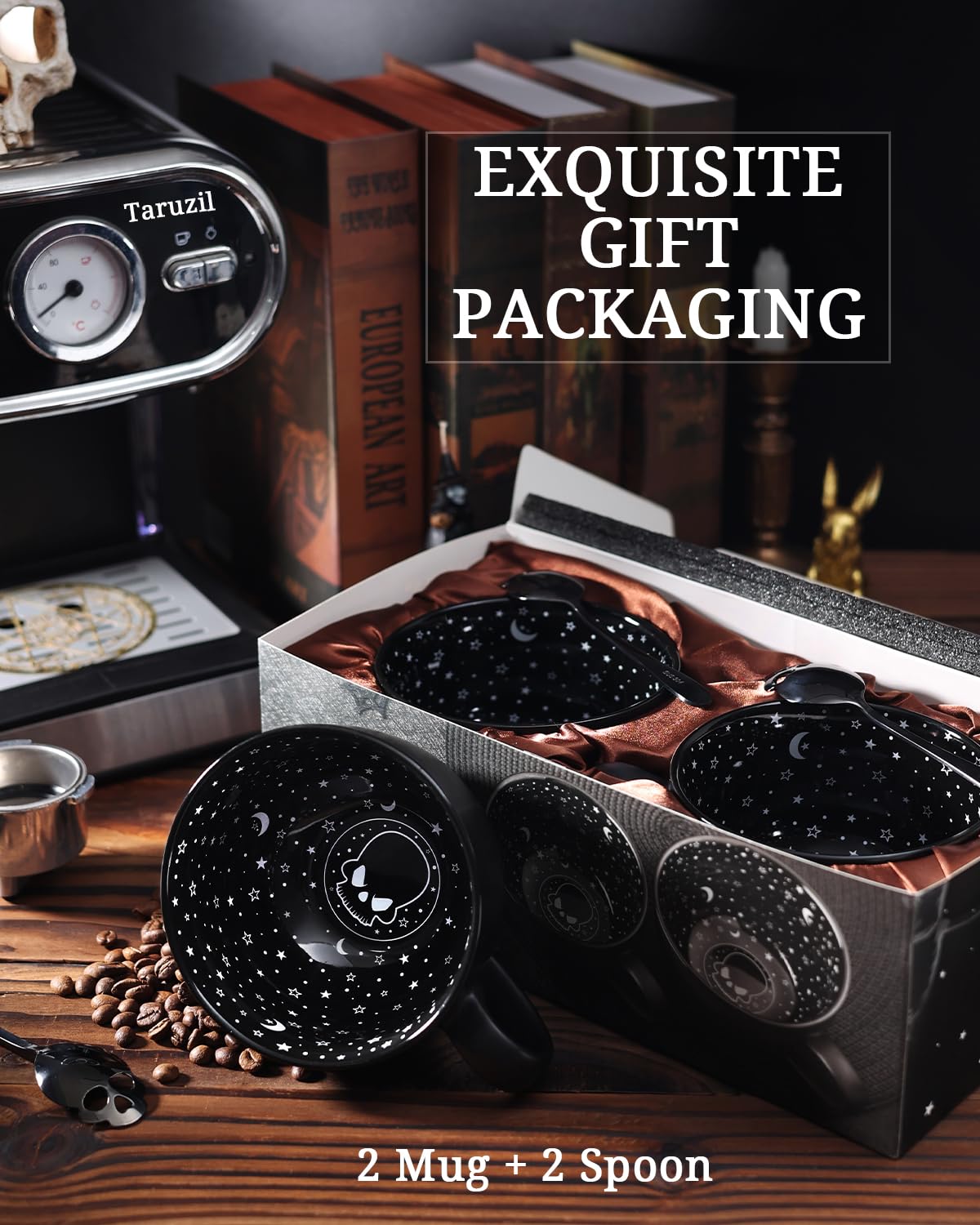 best gift coffee skull mugs