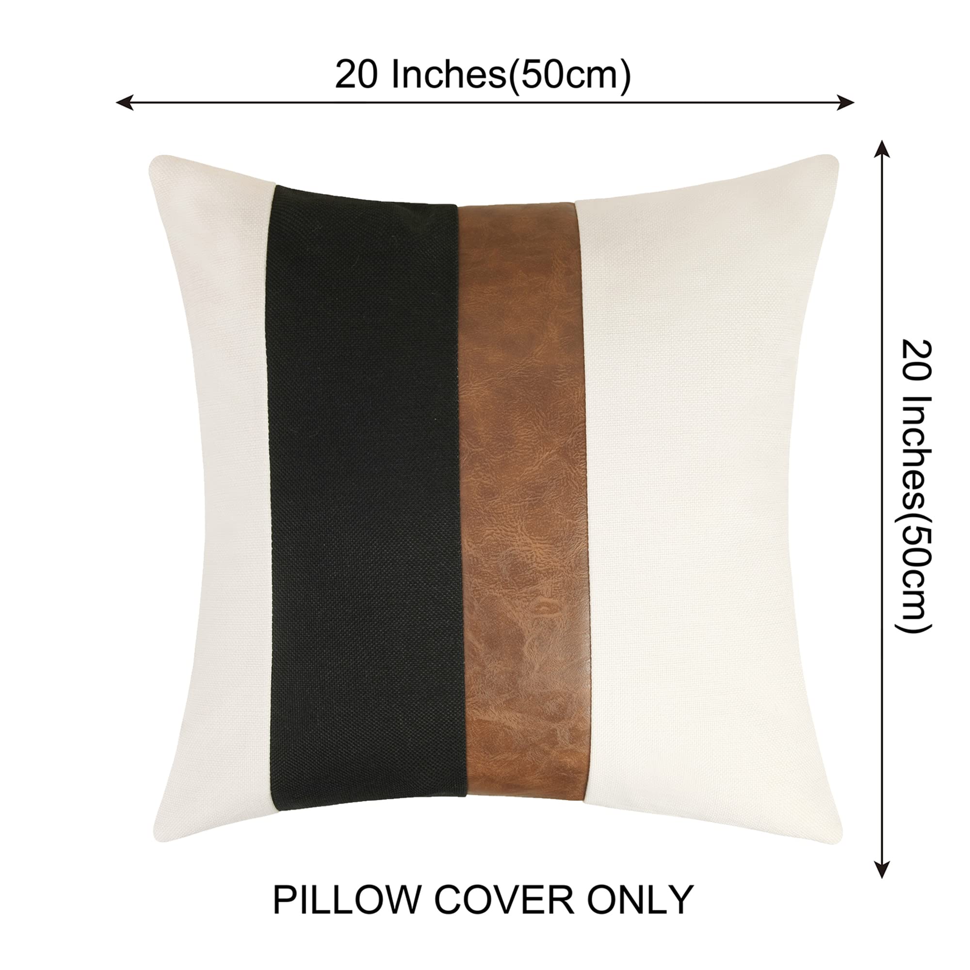 throw pillow cover size