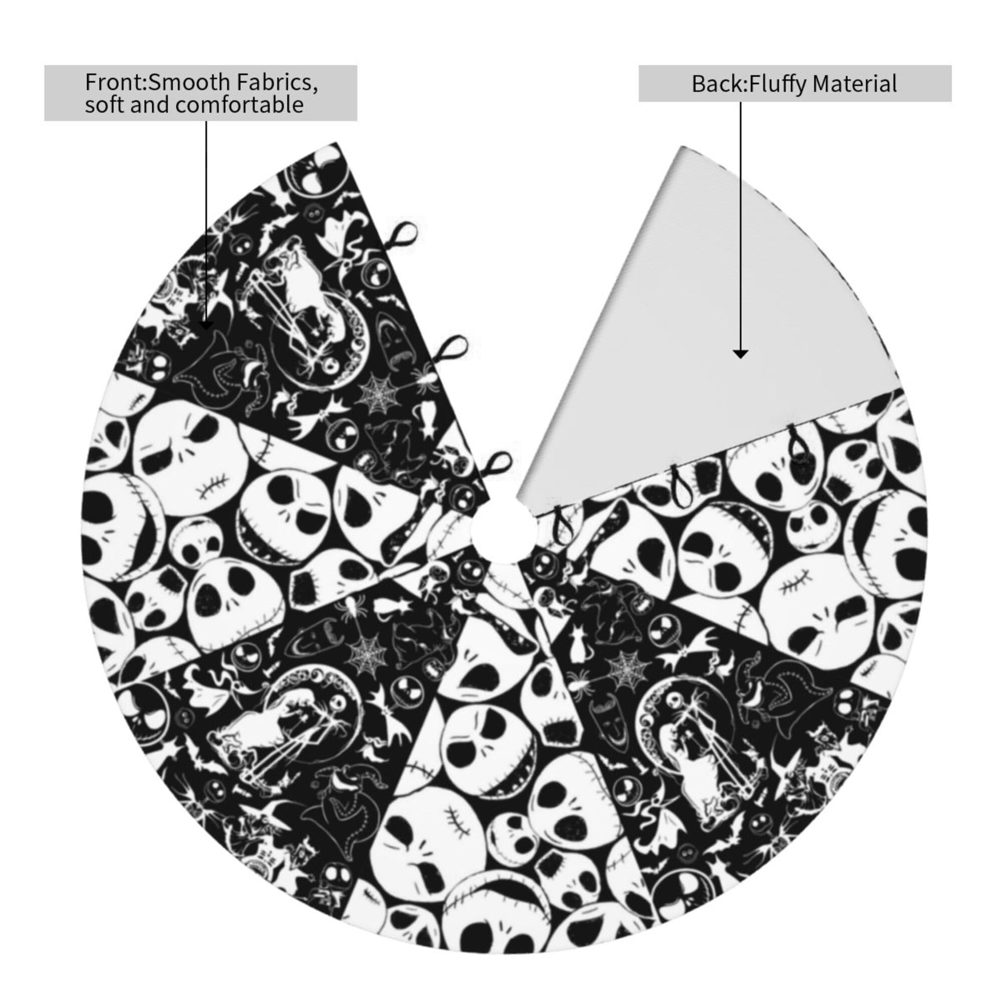 Jack Skellington Nightmare Before Christmas Halloween Tree Skirt