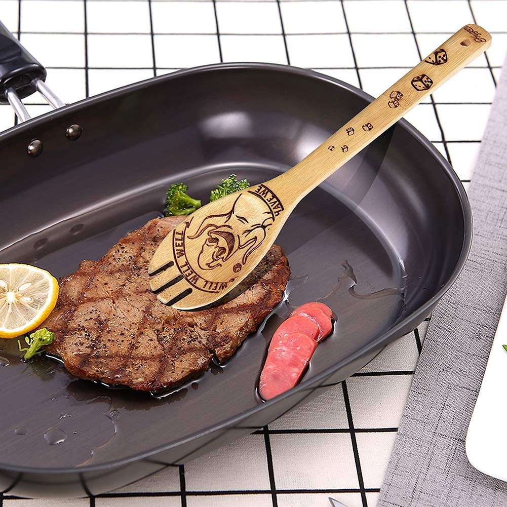 Halloween Design 5 Piece Wooden Spoons Set