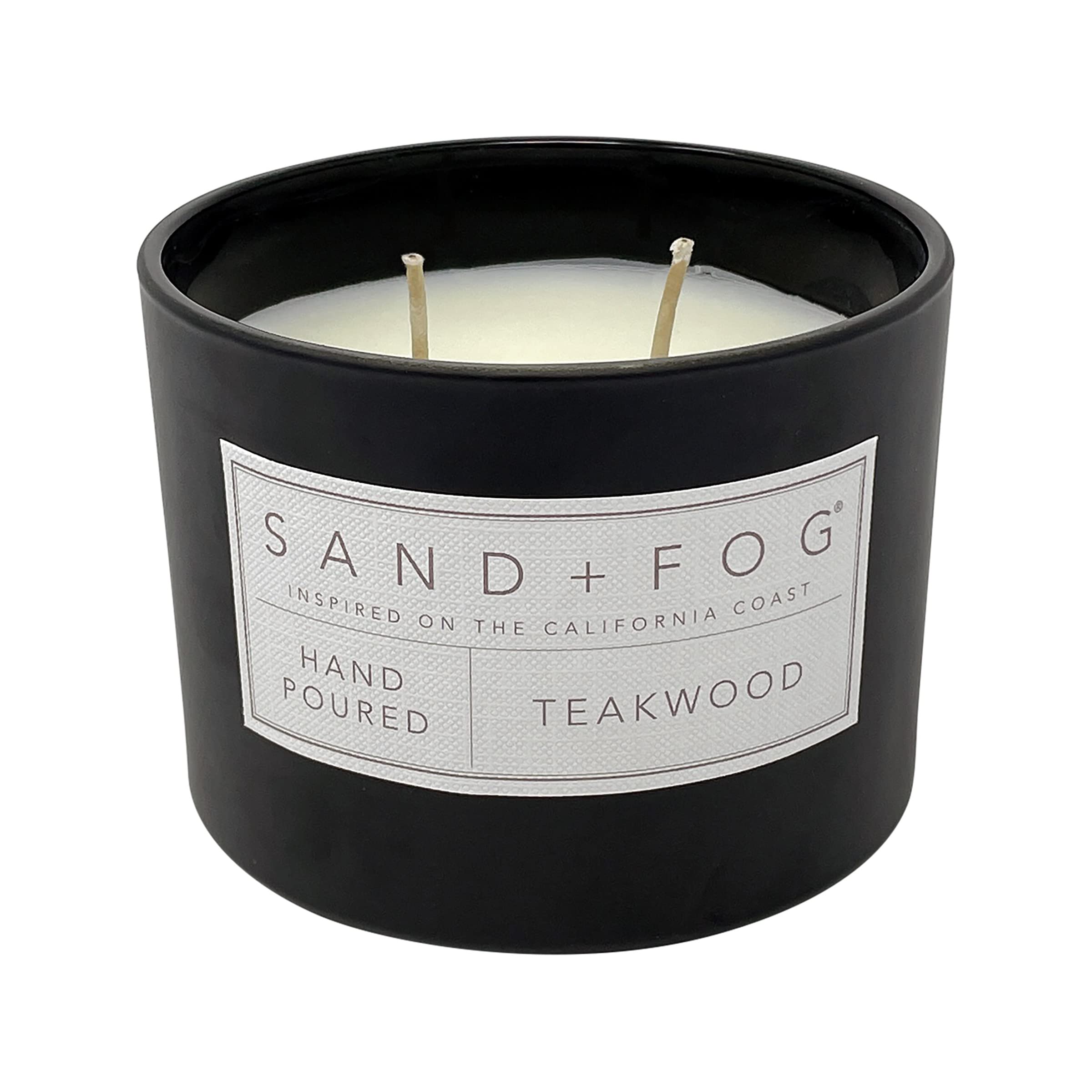teakwood candle perfect for fall season or every day use